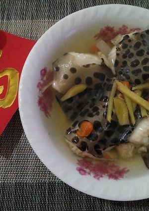 祥龍獻瑞戲玉珠【澎湖野生水產】【豆豆愛的料理】 的食譜成品照片