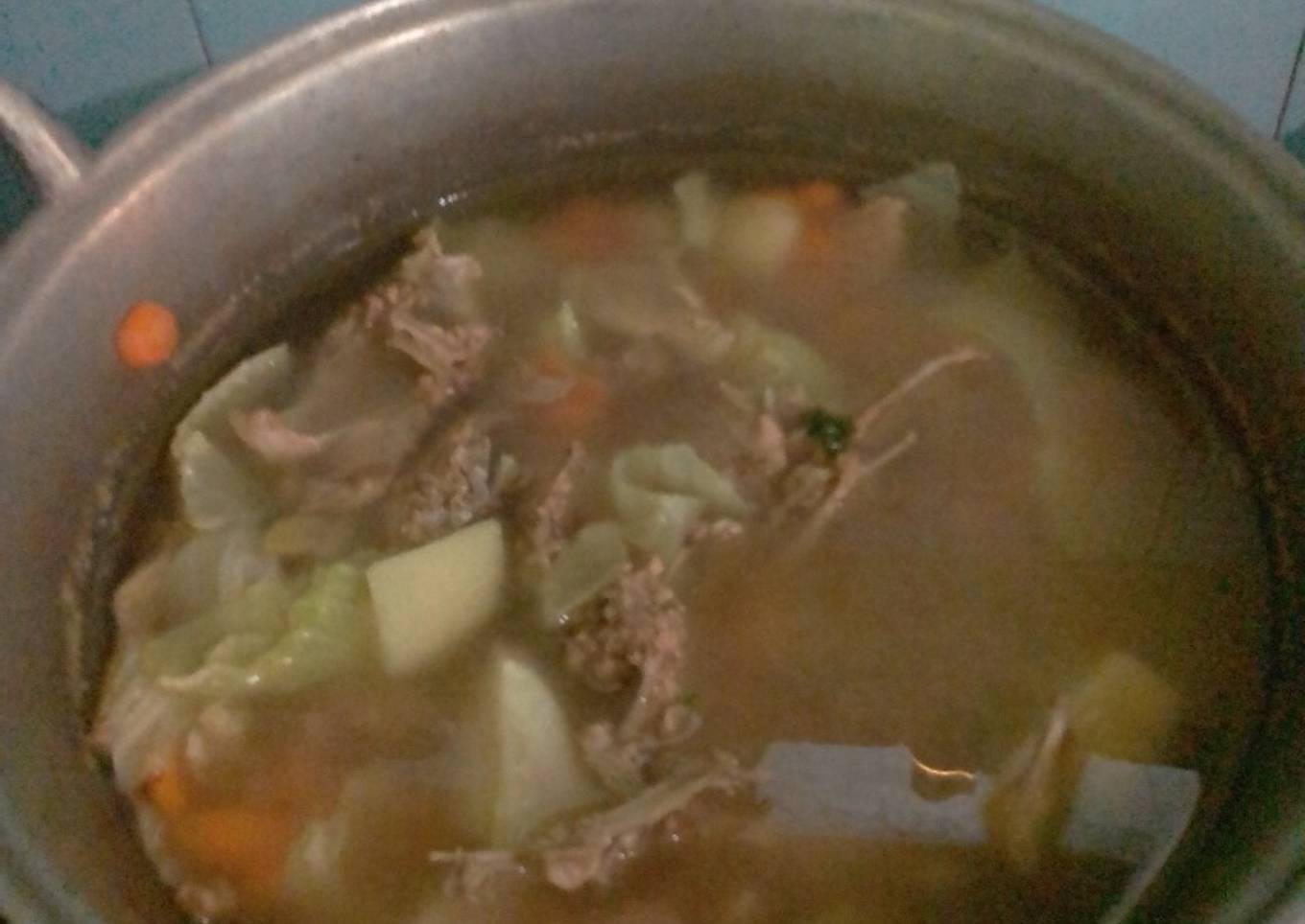Sup tulang ayam jahe