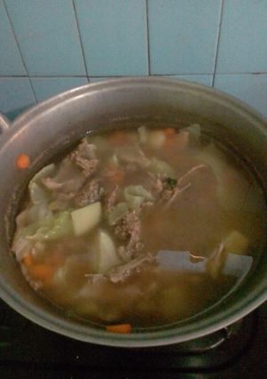 Foto resep Sup tulang ayam jahe