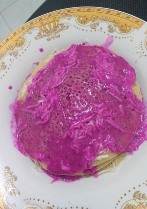 Foto resep Pangcake fla buah naga