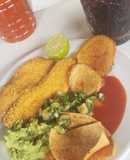 Filete de pescado empanizado