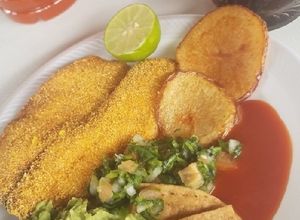 Una foto de Filete de pescado empanizado