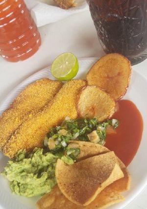 Una foto de Filete de pescado empanizado
