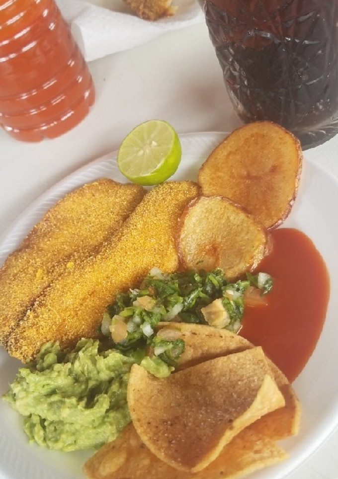 Una foto de Filete de pescado empanizado