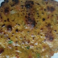 A picture of Leftover Dal Ka chilla.