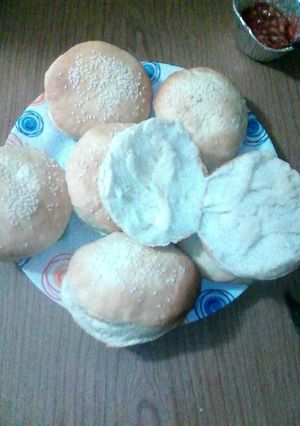 Una foto de Pan para hamburguesa fácil y rico