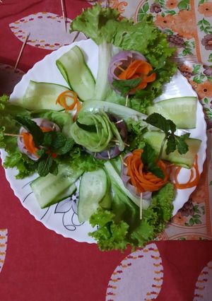A picture of Flower Salad.