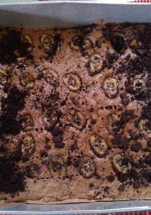 Foto resep Oreo banana cake mudah dan simple
