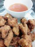 Nuggets de frango com molho agridoce