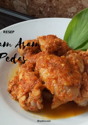 Foto resep Ayam Asam Pedas