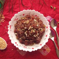 A picture of Moong Dal Halwa.