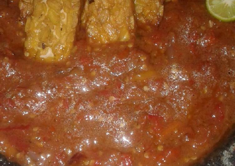 Resep Sambal tomat jeruk limau Anti Gagal