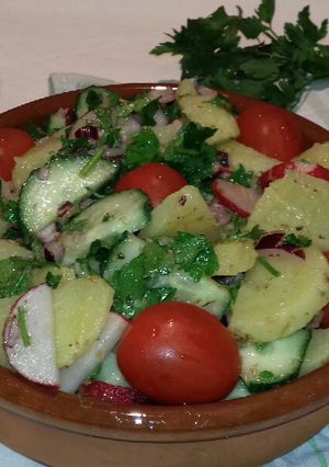صورة لوصفة 🍠 سلطة البطاطا 🍠