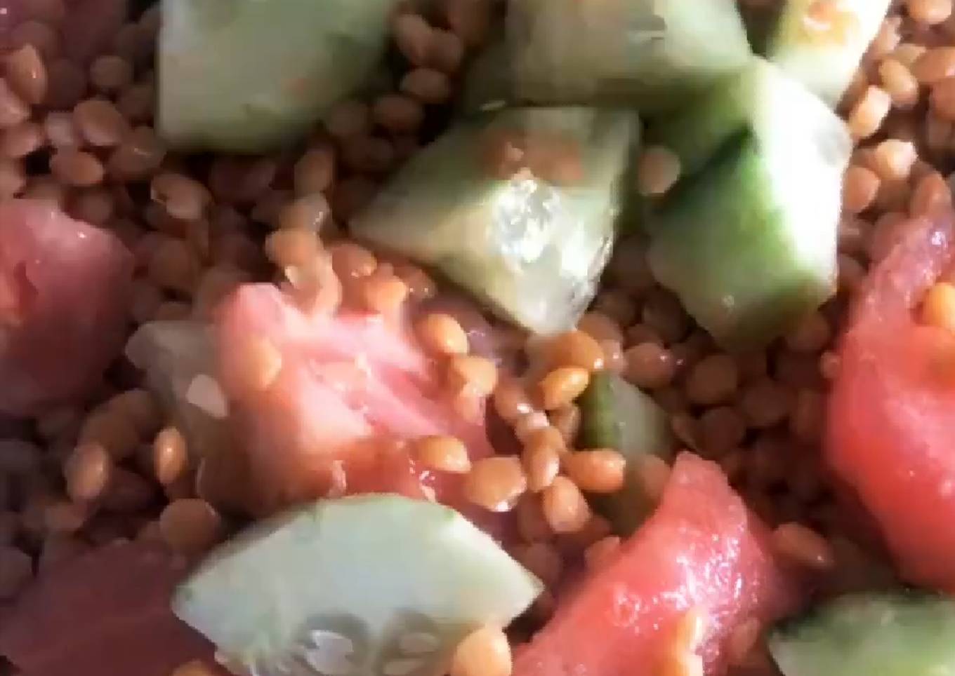 Ensalada de lentejas