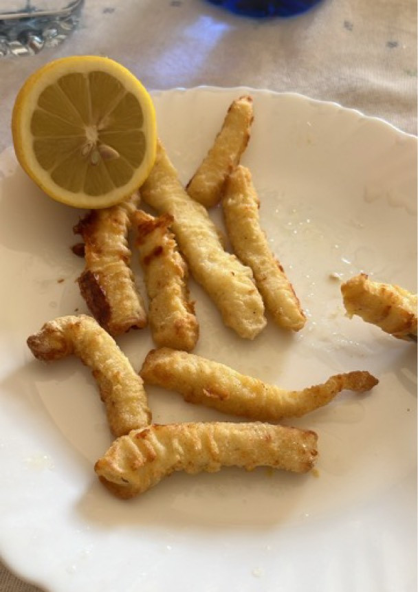 Una foto de Chocos fritos en freidora de aire
