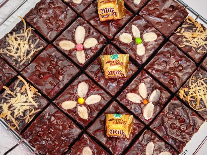 Cara Gampang Membikin Resep Fudge Brownies bonus Shiny🌰 yang Lezat Anti Ribet, Bisa Manjain Lidah