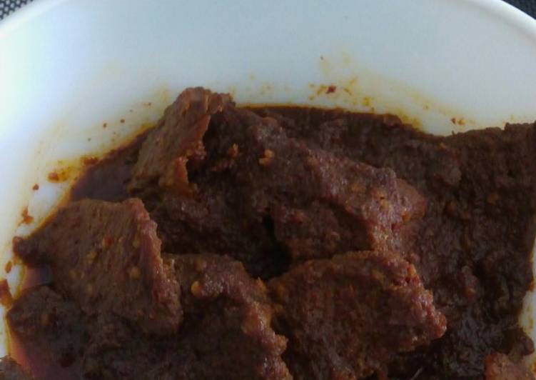 Cara Bikin Daging Bumbu Keciri (Kecap Kemiri)😘, Enak Banget