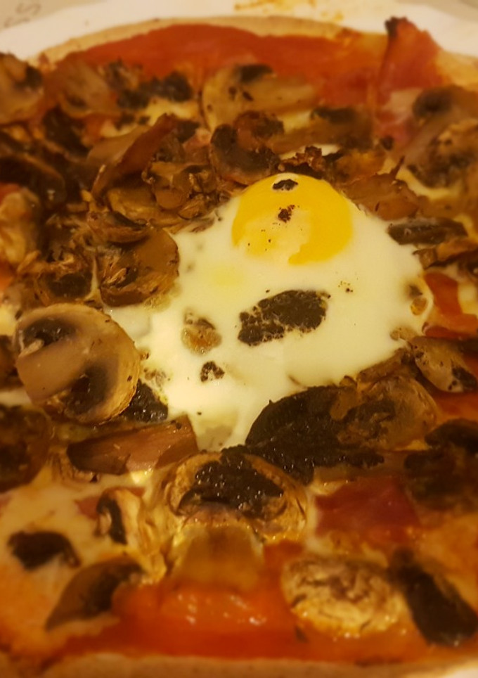 Una foto de Pizza quinoa serrana