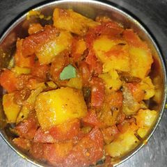 A picture of Gajar aloo ki sabzi.