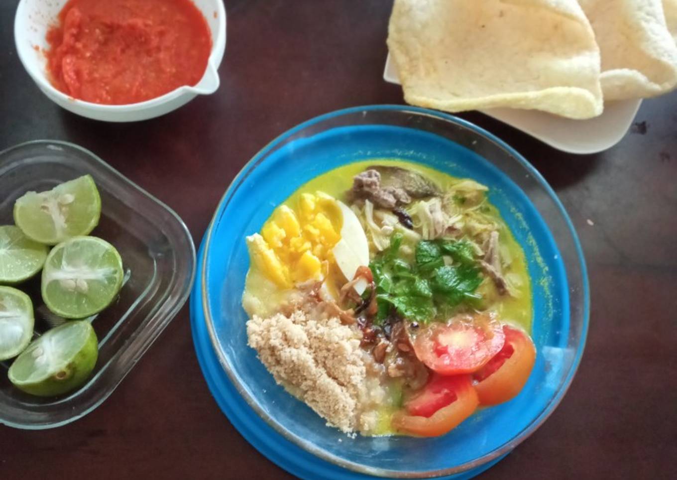 Soto Lamongan bubuk koya homemade