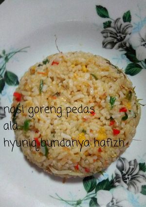 Foto resep Nasi goreng pedas sederhana