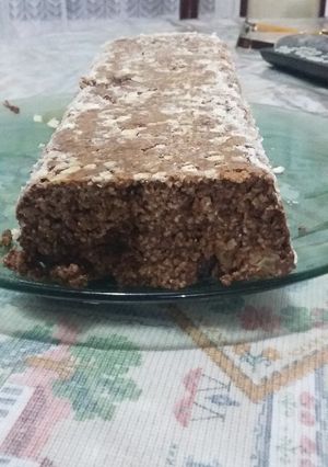 Una foto de Budín chocolatoso light