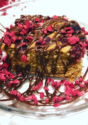 Gluténmentes málnás piskóta (vegán) recept fotója