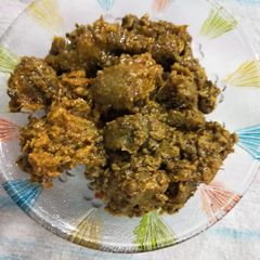 A picture of Amla pickle.