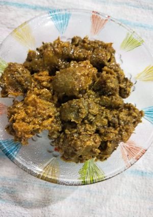 A picture of Amla pickle.
