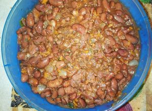 Una foto de Porotos rojos