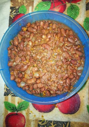 Una foto de Porotos rojos