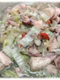 Sawi Putih Cumi Masak Hitam