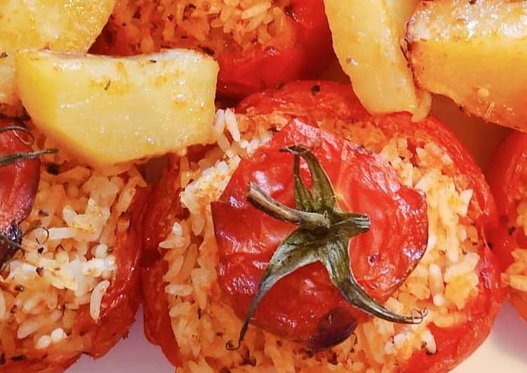 Ricetta Pomodori Al Riso Con Patate Di Impasto Cucino Cookpad