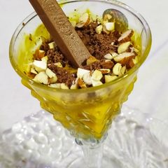 A picture of Chocolate Mango dry fruit Smoothie.