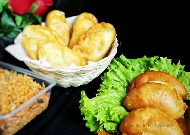 Resep Roti goreng isi wortel+ikan asap(Panada wortel), Enak Banget