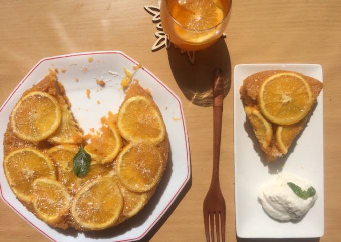 Recipe of Homemade Upside down Orange cake