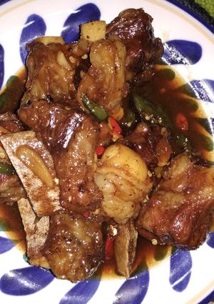 Foto resep Iga Asam Manis