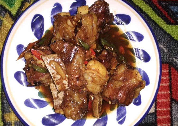 Resep Iga Asam Manis, Lezat Sekali