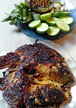Foto resep Ikan mas bakar sambal kecap pedas