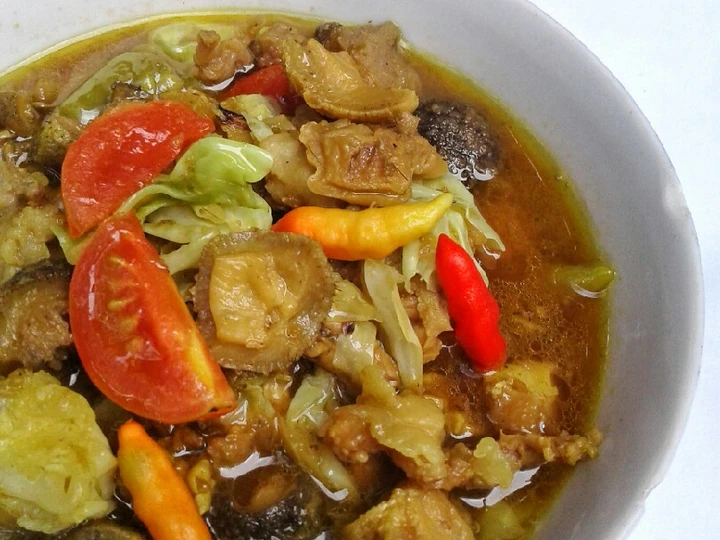 Langkah Gampang Menyiapkan Resep Tongseng kikil kambing yang Enak Banget Anti Ribet, Mantap
