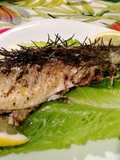 Cefalo al Prosecco con Rosmarino, Salvia, Aglio e Zenzero al Forno