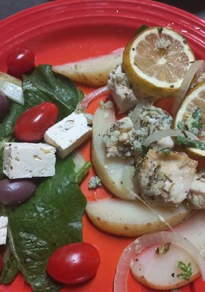 A picture of Greek Chicken and Potatoes.