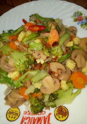 Foto resep Ca sayur mushroom
