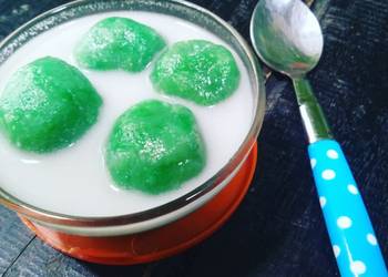 Resep Populer Klepon kuah santan Nikmat Lezat