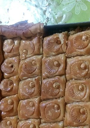صورة لوصفة بقلاوة