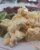 Ensalada de papa con mayonesa casera