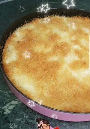صورة لوصفة كنافة بالقشطة