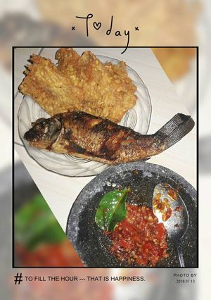 Foto resep Ikan mas tempe sambel goreng