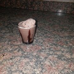 Chocolate milkshake with ice cream 🍫🍫🍫 A picture of Chocolate milkshake with ice cream 🍫🍫🍫.