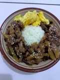 Beef bowl ala Yoshinoya halal tanpa mirin dan dashi